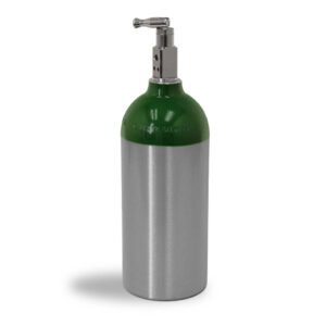 M9 Aluminum Oxygen Cylinder with Toggle Valve (Empty)