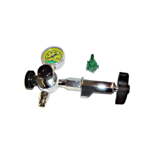Oxygen Regulator, w/o contents gauge