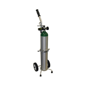 MRI E Cylinder Oxygen Kit on Cart