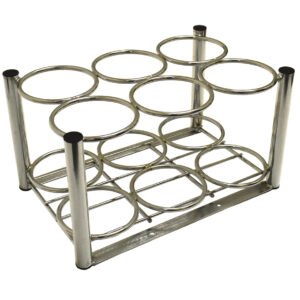 Small Stand (Chrome) for (6) D, or E Cylinders