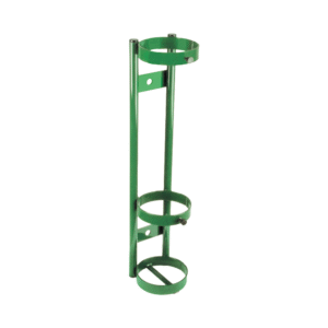 Green Painted Wall Bracket for M9, C, D, E size cylinders.